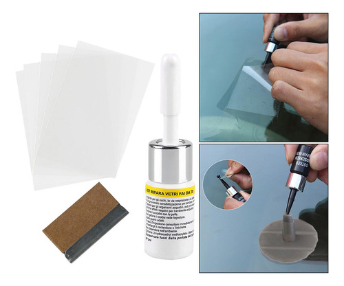 3 Kits De Reparación De Parabrisas Para Vidrios Rotos, Brico