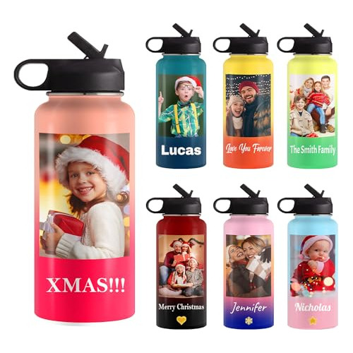 Botellas De Agua Personalizadas Para Niños, Mujeres Y Hombre