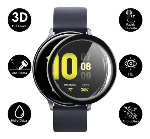 Película De Vidro Flexível Nano Watch Galaxy Activo2 44mm