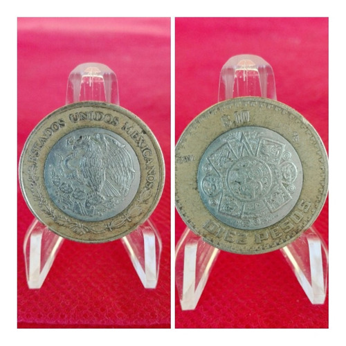 Moneda 10 Pesos Mejicanos. 2011.