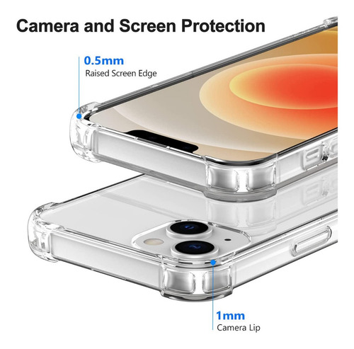 Estuche Antichoque Alpha Para iPhone Pro 13 Mini 5,4