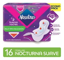 Comprar Nosotras Toallitas Femeninas Nocturnas 16 Unid.