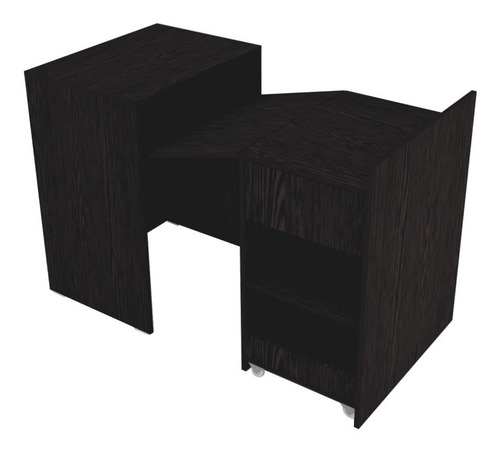 Imagen 2 de 4 de Escritorio Con Cajones Mesa Plegable Multiuso 5004