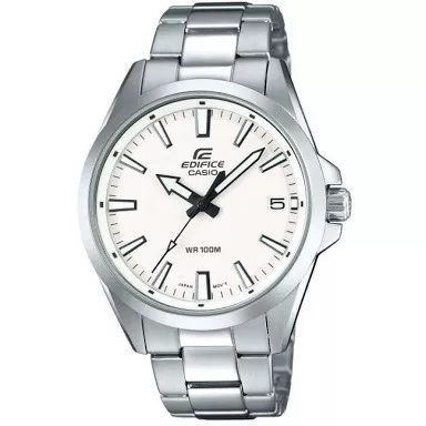 Imagen 1 de 5 de Reloj Casio Edifice Modelo Efv-100 Caratula Blanca