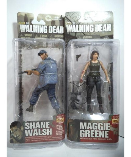 Imagen 2 de 3 de Shane Glenn Maggie Y Merle Zombie Walking Dead Mcfarlane Toy