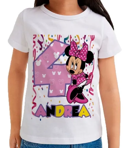 Playeras de minnie mouse para cumpleaños hotsell