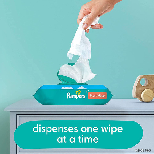Pampers Baby Wipes Multi-use Breeze Clean 9x Pop-top Packs 5