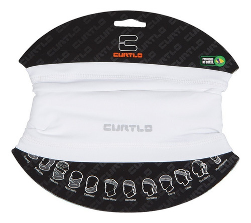 Bandana Multiband Thermosense Unissex Uv 50+ Curtlo Vtu105 Cor Branco