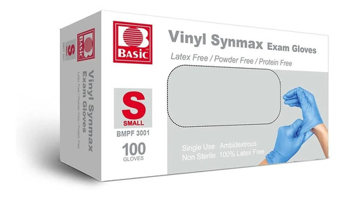 Basic Synmax - Guantes De Examen De Vinilo