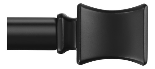 Cortinero Negro Para Ventanas De 110 A 130 Cm
