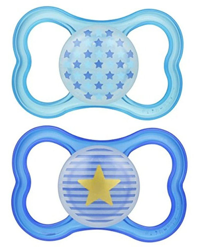 Mam Air Night Ortodontic Pacifier2 Pack Boy 6 Meses