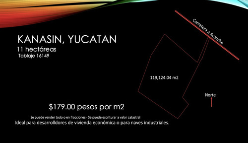 Imagen 2 de 2 de Terreno En Kanasín, Yucatán, Ideal Para Constructores