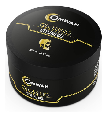 Omwah Gel Profesional Para Peinar El Cabello Para Hombres, G