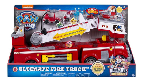 Paw Patrol Marshall Camión Bomberos Sonido Luces Original