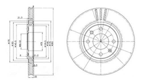 Disco Freno Delantero Citroen Xsa Ii Xan 2.0 16v Vent(d=283)