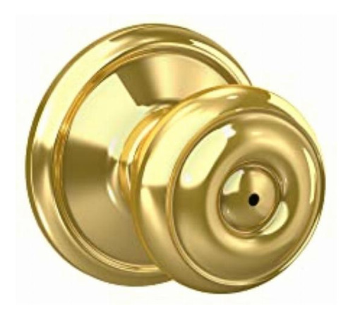 Schlage Georgian Perilla Dummy, Privacidad, 1 Paquete, Color Bright Brass