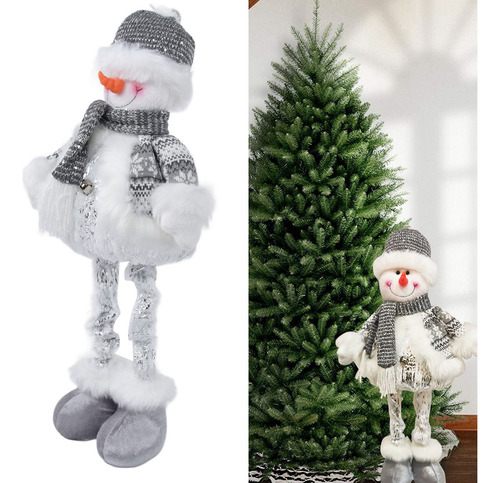 J Muñecos De Nieve Retráctiles For Adornos Navideños