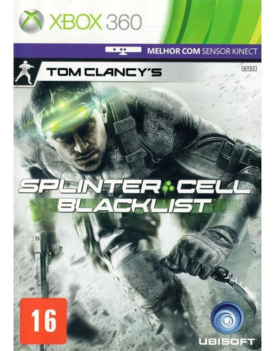 Mídia Física Splinter Cell Backlist Xbox 360 Novo