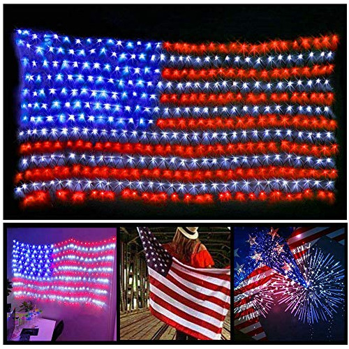 420 Luces De Cadena De Bandera Americana Led De 29v De ...