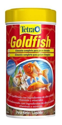 Ração Para Peixes Tetra Goldfish Flakes 250ml 52g