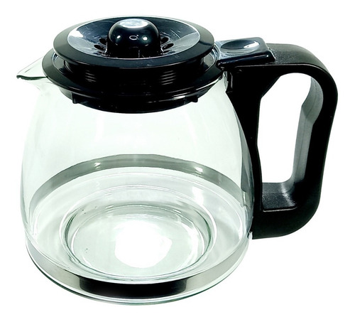 Imagen 10 de 10 de Vaso Jarra Conico De Vidrio Para Cafetera Tapa Regulable