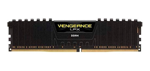 Imagen 4 de 4 de Memoria RAM Vengeance LPX gamer color negro 16GB 2 Corsair CMK16GX4M2B3200C16