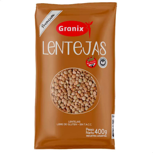 Lentejas Premium Granix Sin Tacc Legumbre - Pack X3 Unidades
