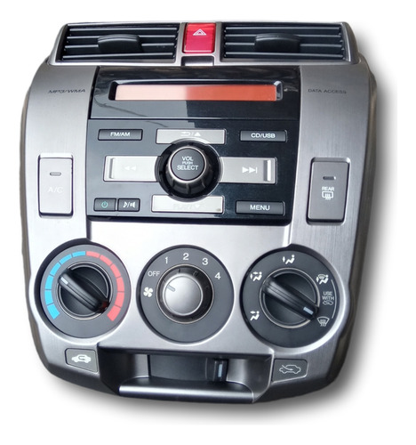 Radio Com Moldura Honda City 10 11 12 13 14 Original V1693 (Usado)