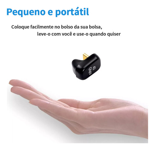 Adaptador 40gbps Usb 3.1 Tipo C 90° Graus Angular