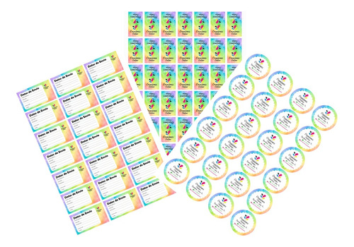 100 Stikers Autoadhesivos Personalizados 5cm