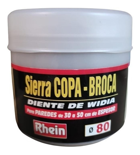 Sierra Copa Broca Widia Rhein 30mm Calidad Simil Aliafor