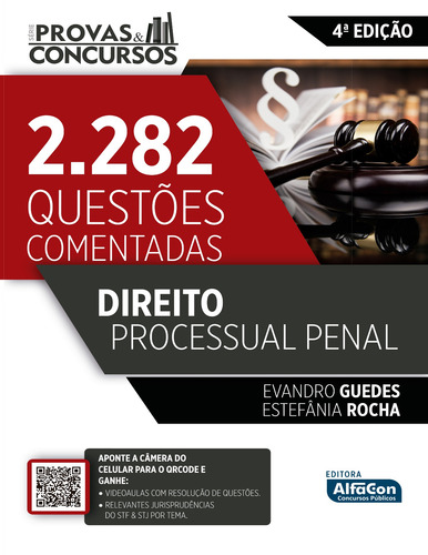 Série Provas & Concursos - Direito Processual Penal, de Guedes, Evandro. Série Série Provas e Concursos Editora Jafar Sistemas De Ensino E Cursos Livres, capa mole em português, 2021