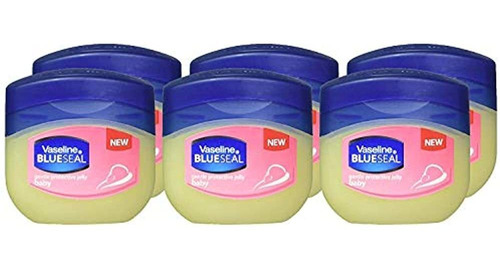 Juego De Six Vaseline Baby Gentle Protective Petroleum Jelly