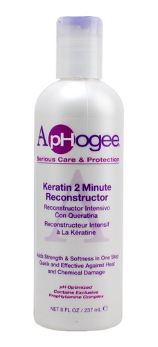 Aphogee Keratin 2 Minute Reconstructor, 8 Oz (paquete De 2)