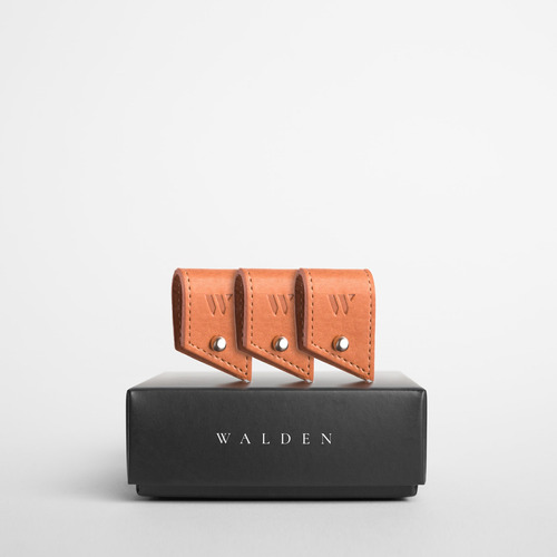 Sujetacables Kit X3 Walden® Terra Cuero Curtido Vegetal