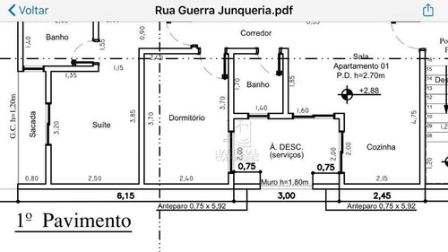 Cobertura Com 2 Dormitórios À Venda, 116 M² Por R$ 360.000,00 - Vila Humaitá - Santo André/sp - Co4799