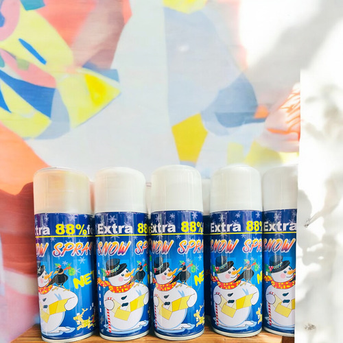 Espuma En Spray Kit 6 Latas Fiesta, Piñatas, Cumpleaños