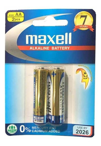 Pila Aa Alcalinas Maxell Par (pack De 10 Pilas)