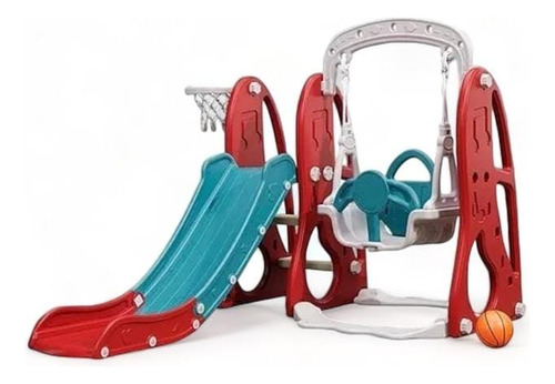 Juegos Para Niño 4321 Columpio Resbaladera Tobogan Basquet