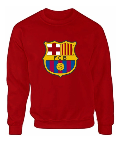 Sudadera Lisa F. C. Barcelona Logo Champions