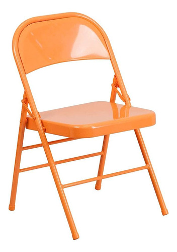 Flash Furniture 4 Pack Hercules Colorburst Series Orange Mar