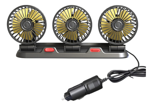 Ventilador Con Encendedor De 12v Y Usb Para Camion Y Carro