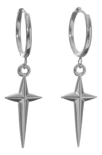 Pendientes De Aro Con Diseño De Estrellas, Pendientes Colgan