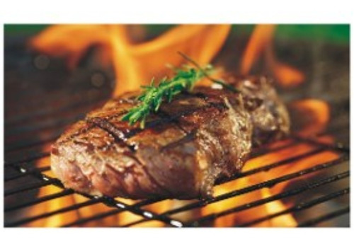 Adesivo Parede Decorativo Carne Assada Brasa Bife Barbecue