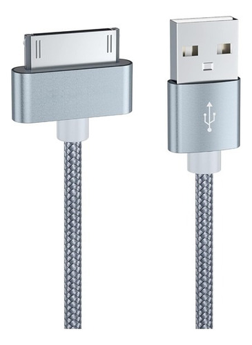 Cable Trenzado Compatible Con iPhone 4s 4 iPad 1 2 3 iPod