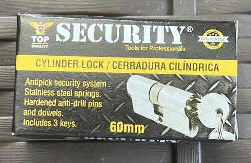 Cilindro Con Tres Llaves De 60 Mm Marca Security