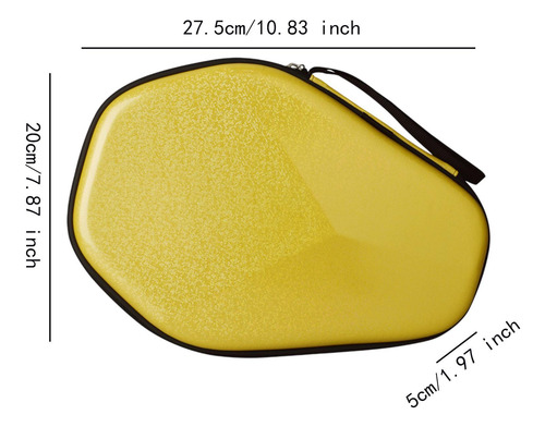 Cubierta De Raqueta De Tenis De Mesa, Bolsa De Amarillo
