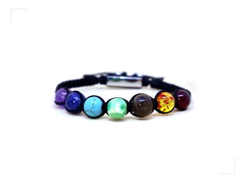 Pulsera Chakras Piedras Naturales By Thi Tur®