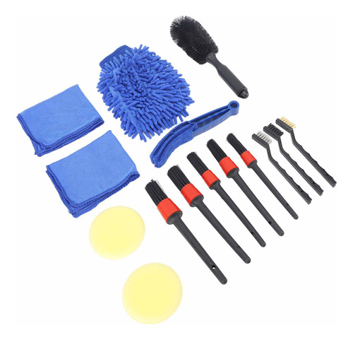 Kit De Limpieza De Cepillos Para Detalles De Automóviles Alt