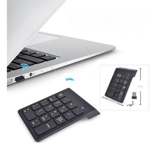 Inalámbrica 2.4g Usb Mini 18keys Número Almohadilla Teclado 